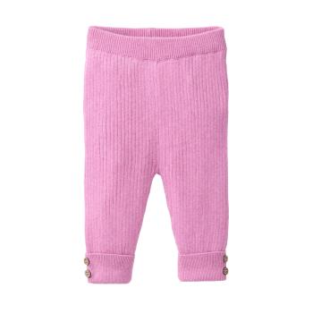 People Wear Organic Strick-Hose pink 100% Bio-Baumwolle